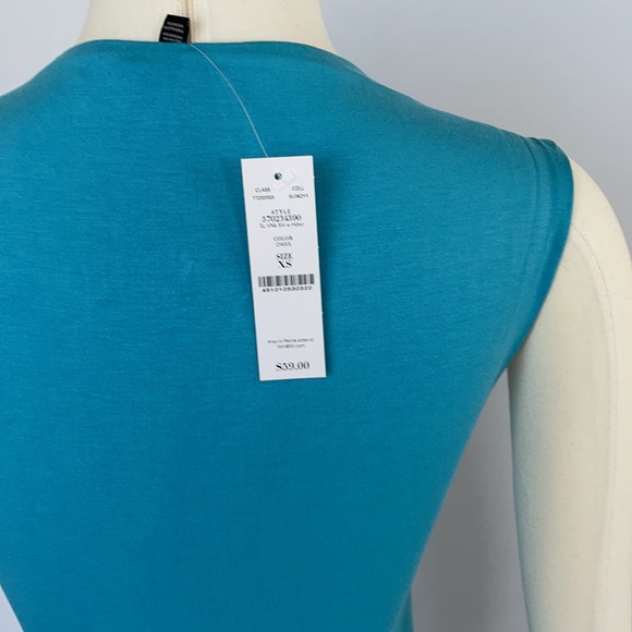 NWT WHBM Bar Hardware Sleeveless Top Size X Small - Picture 10 of 16